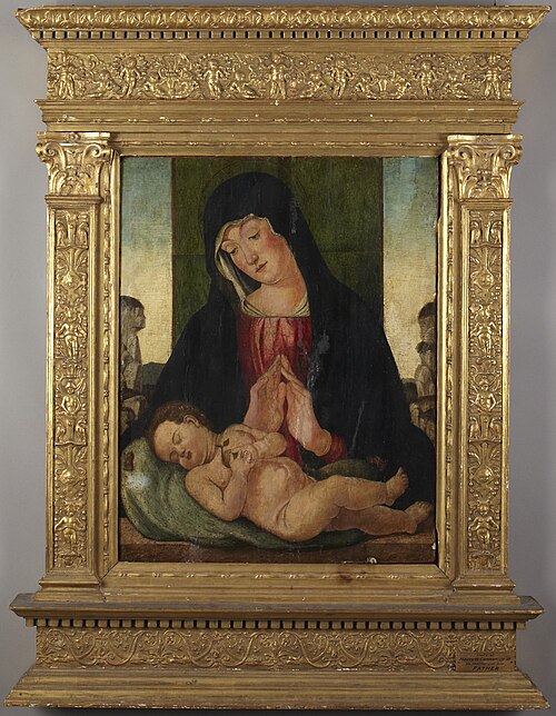 Madonna Adoring Sleeping Child, , Andrea di Giovanni