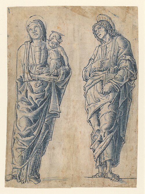 Madonna and Child with Saint John the Evangelist, 1503, Andrea di Giovanni