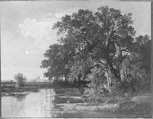 Weiher bei Haag, 1925, Fritz Halberg-Krauss