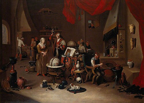 Interior with a Physician Examining a Urine Flask, , Gerard Thomas