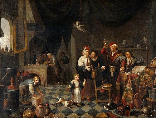 A Physician Examining a Urine Flask, , Gerard Thomas