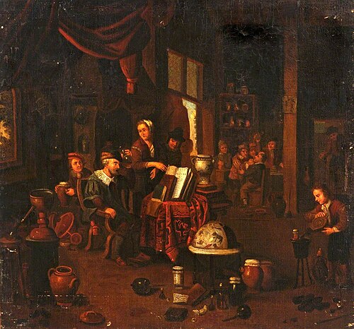A Physician Examining a Urine Flask, , Gerard Thomas