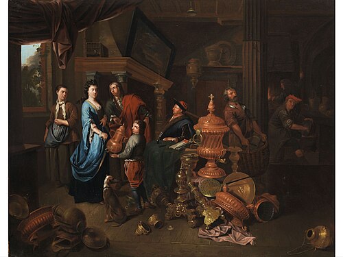 The purchase of a samovar, 1710, Gerard Thomas