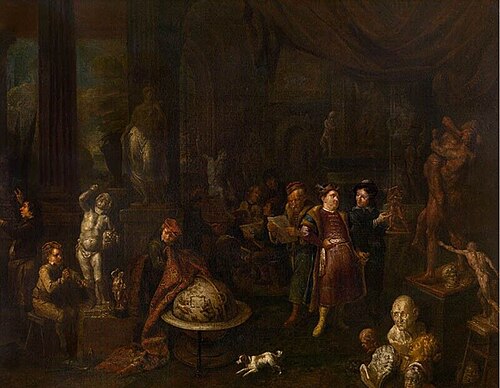 The Sculptors'  Workshop, 1700, Gerard Thomas