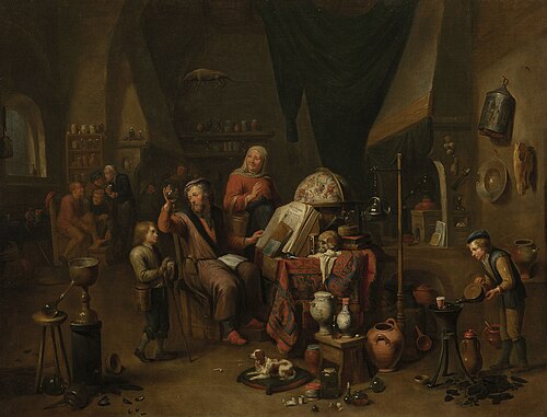A Physician in his Study, 1700, Gerard Thomas