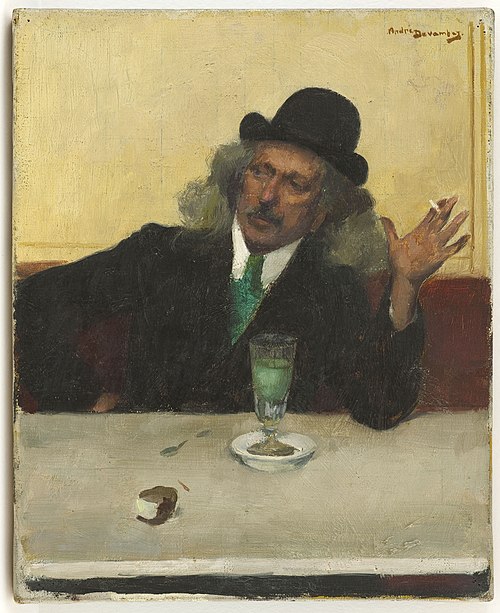 Au café, 1915, André Devambez