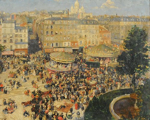 La Place Pigalle, 1906, André Devambez