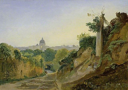 A view of Rome, 1831, André Giroux