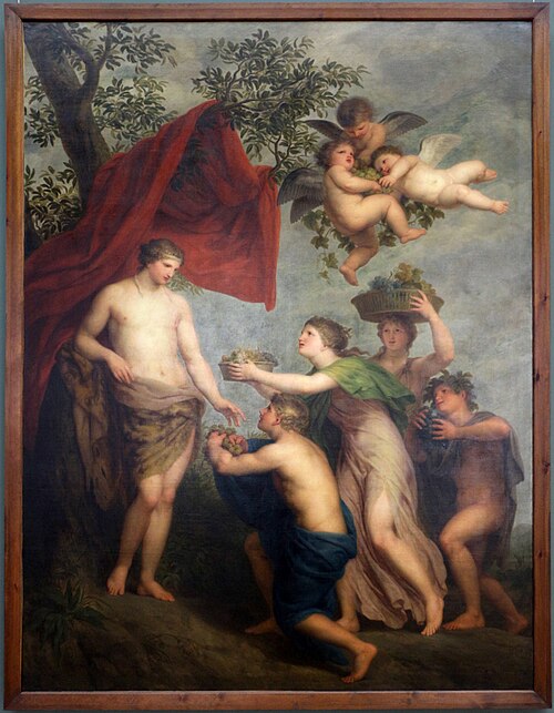 Offrandes à Bacchus, 1788, André Corneille Lens