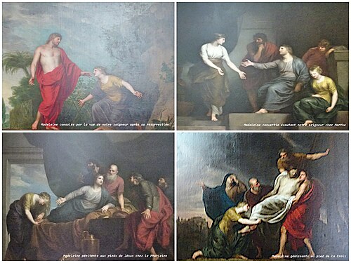 Iconographie des quatre scènes de la vie de sainte Marie-Madeleine (1777), 1777, André Corneille Lens