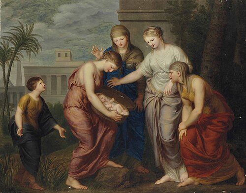 The Finding of Moses, 1788, André Corneille Lens