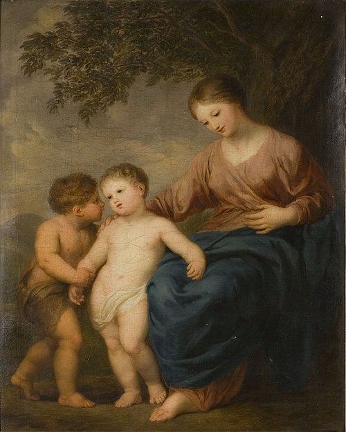 The Virgin, the Christ Child and St John, 1750, André Corneille Lens