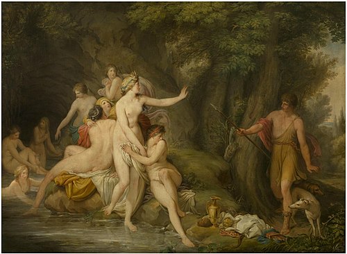 Diana and Actaeon, 1788, André Corneille Lens