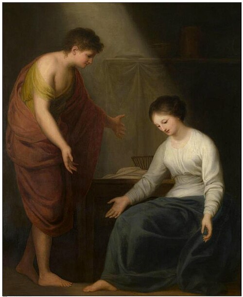 Annunciation, 1750, André Corneille Lens