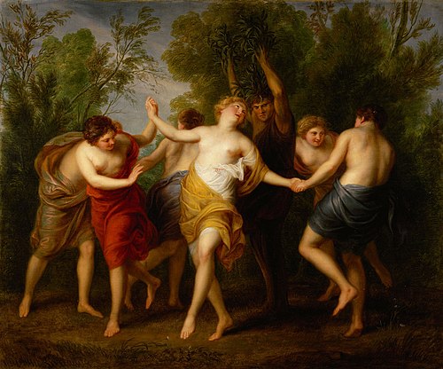 Transformatie van Apulus in een olijfboom, 1765, André Corneille Lens