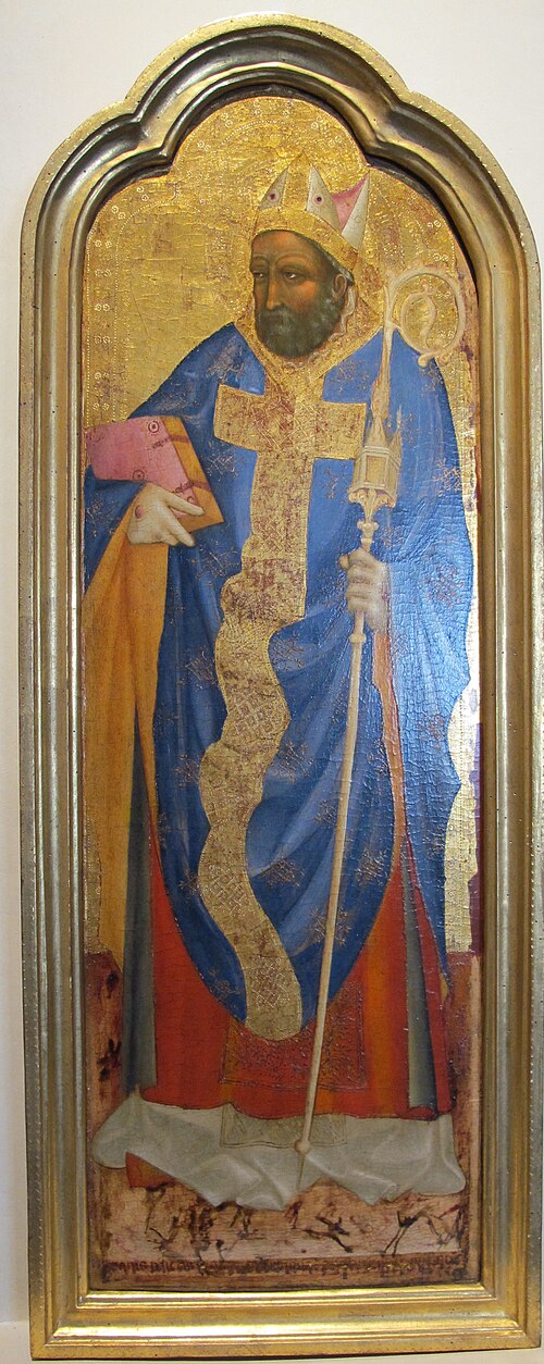 santo vescovo, 1382, Angelo Puccinelli