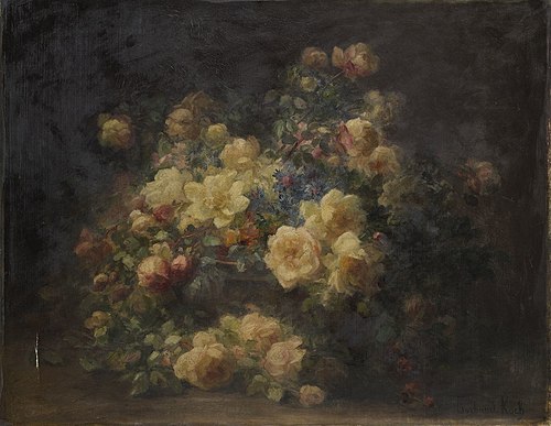 Fleurs, 1850, Marie Elisabeth Barbaud-Koch
