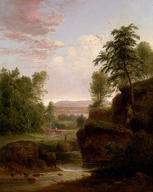 View toward the Hudson River, 1839, Thomas Doughty