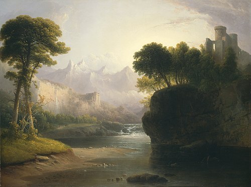 Paysage fantaisiste, 1834, Thomas Doughty