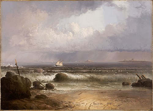 Coming Squall (Nahant Beach with a Summer Shower), 1835, Thomas Doughty