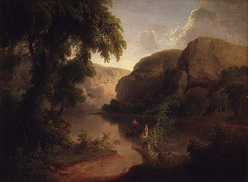 River between Rocks, 1832, Thomas Doughty