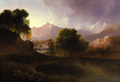 Landscape with Stream and Mountains, 1833, Thomas Doughty