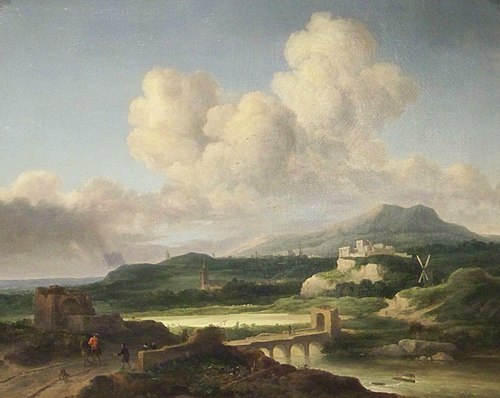 Landscape after Ruisdael, 1846, Thomas Doughty