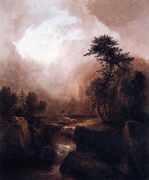 Landscape with Waterfall, 1850, Thomas Doughty