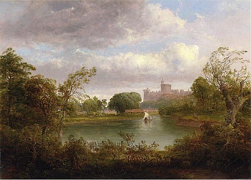 Windsor Castle, 1850, Thomas Doughty