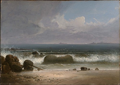 Beach Scene with Rocks I, 1834, Thomas Doughty