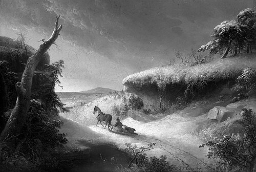 Paysage d'hiver, 1830, Thomas Doughty