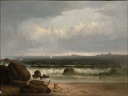 Beach Scene with Rocks II, 1835, Thomas Doughty