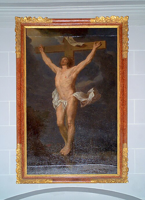 Christ en croix, 1716, Claude Lebault
