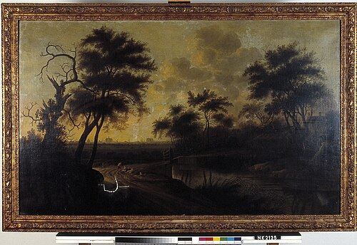Landschap bij Leiden, 1654, Anthonie van Croos