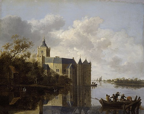 The Castle of Montfoort near Utrecht, 1660, Anthonie van Croos