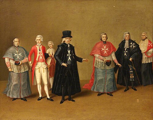 Officers of the Knights of Malta, , Antoine Favray