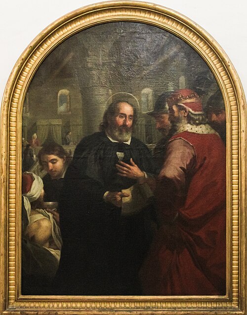 The Blessed Gerard Receiving Godfrey de Bouillon, , Antoine Favray