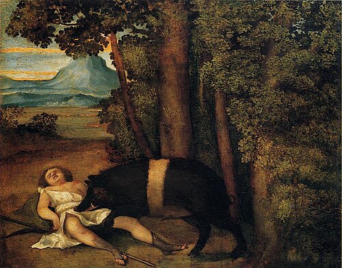 Death of Adonis (La Spezia), 1505, Sebastiano del Piombo
