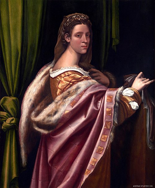 Portrait of a Lady, 1540, Sebastiano del Piombo
