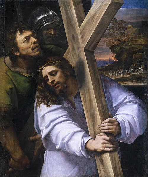 Jesus carrying the Cross, 1516, Sebastiano del Piombo