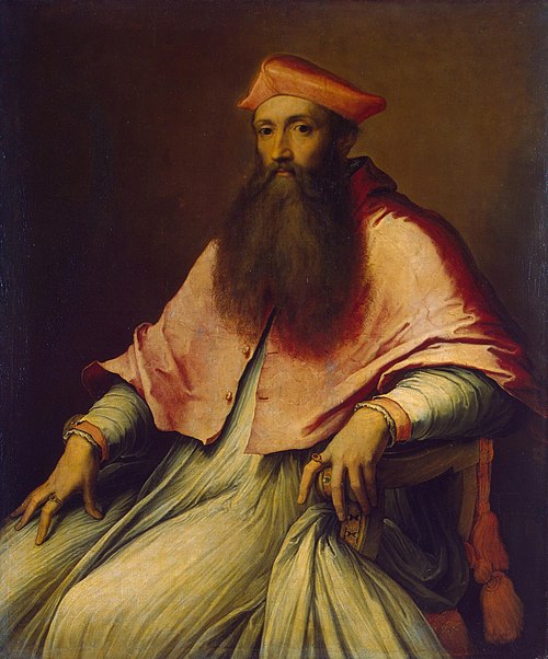 Portrait of Cardinal Reginald Pole, 1540, Sebastiano del Piombo