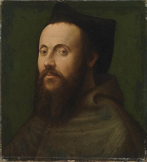 Brustbild eines Geistlichen, 1527, Sebastiano del Piombo