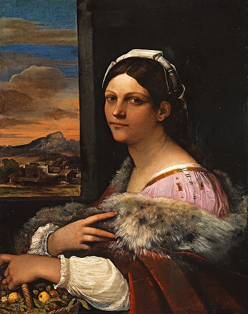 A Young Roman Woman, 1512, Sebastiano del Piombo