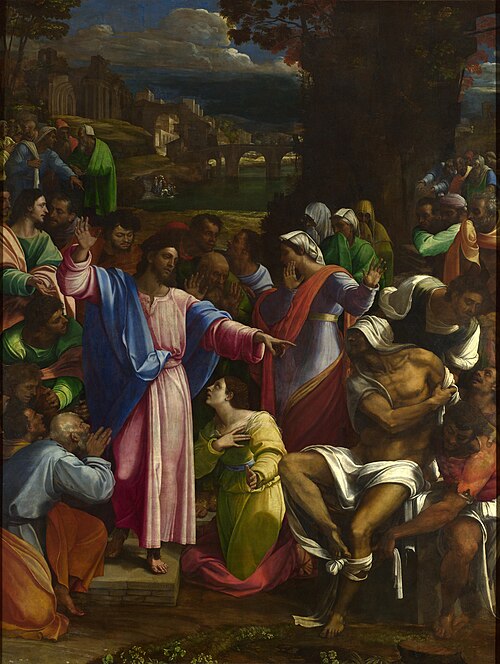 The Raising of Lazarus, 1517, Sebastiano del Piombo