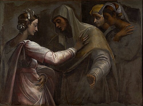 Mary's Visitation, 1540, Sebastiano del Piombo