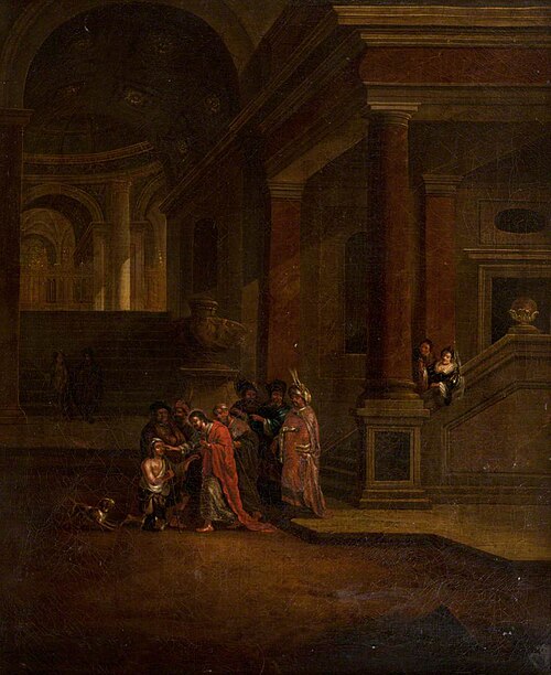 Christ Healing the Blind Man, , Jacob Jacobsz de Wet