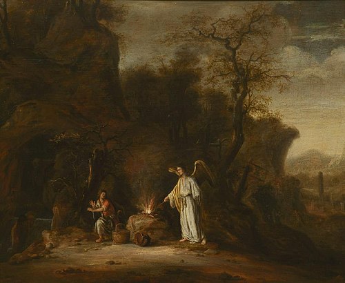 Gideon and the Angel, , Jacob Jacobsz de Wet