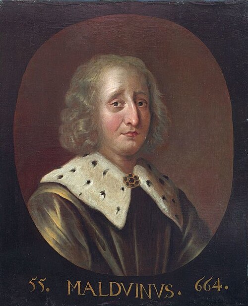 Malduinus, King of Scotland (670-90), 1685, Jacob Jacobsz de Wet