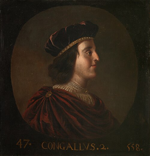 Congallus II, King of Scotland (558-69), 1685, Jacob Jacobsz de Wet