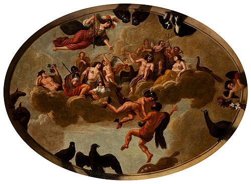 The Apotheosis of Hercules, 1675, Jacob Jacobsz de Wet